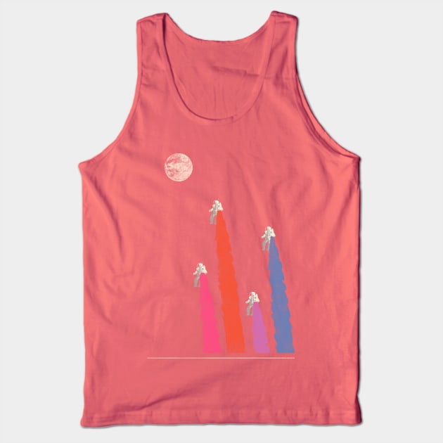 Space Race Tank Top by Elan Harris